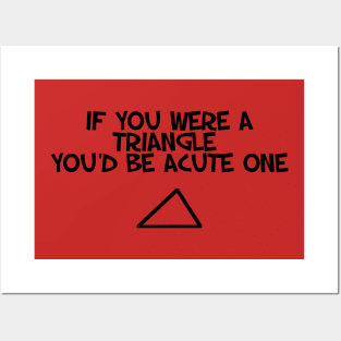 A cute Triangle Posters and Art